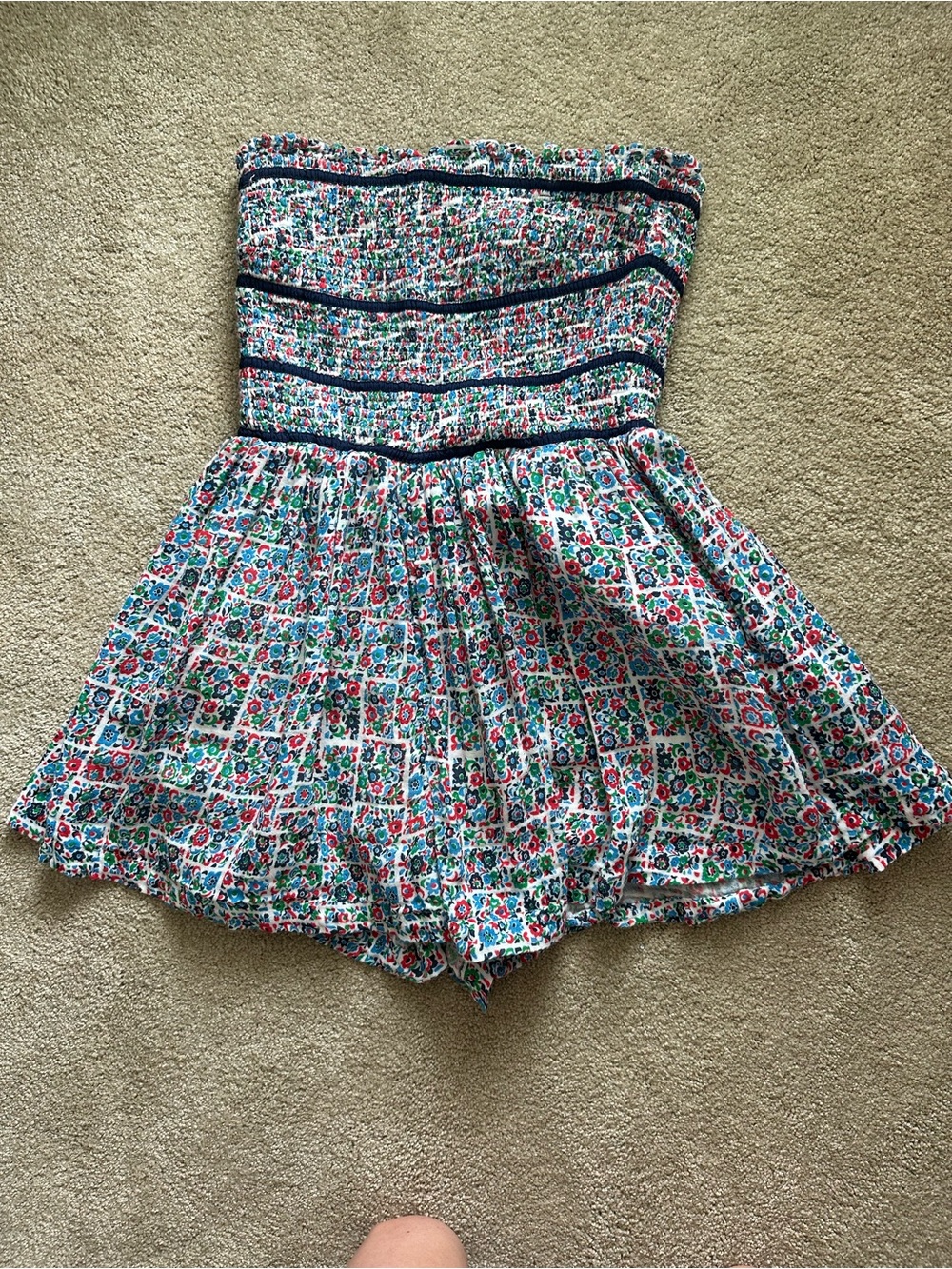 Free People Strapless One-Piece Romper